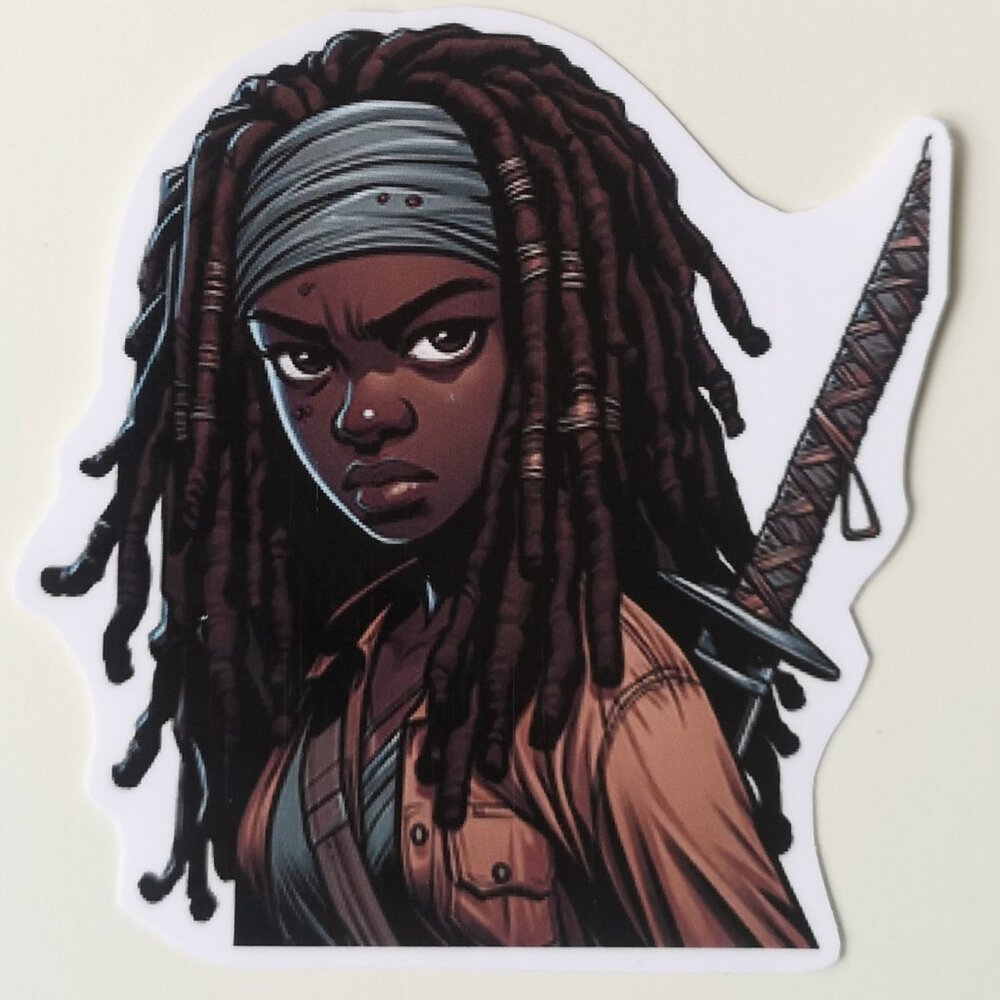 5 for 10$ - The Walking Dead Michonne Sticker